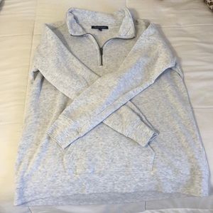 Light Grey quarter zip